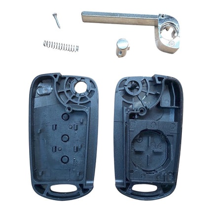 RFC 3 button flip key case shell for Kia Venga 2009 2010 2011 2012 2013 remote fob HU134 profile