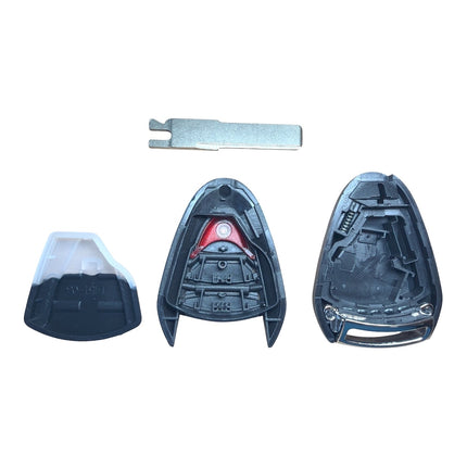 RFC 3 button key case for Porsche 911 997 Boxster Cayman remote fob 2004 2005 2006 2007 2008 2009 2010 2011 2012