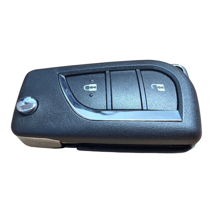 RFC 2 button flip key case for Peugeot 108 2014 2015 2016 2017 2018 2019 2020 2021 remote fob