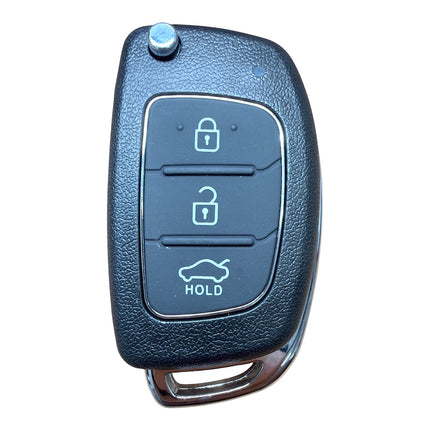 RFC 3 button flip key case shell for Hyundai i10 2013 2014 2015 2016 HYN14R blade