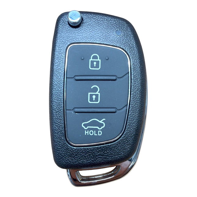 RFC 3 button flip key case shell for Hyundai i10 2013 2014 2015 2016 HYN14R blade