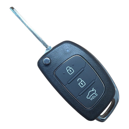RFC 3 button flip key case shell for Hyundai i10 2013 2014 2015 2016 HYN14R blade