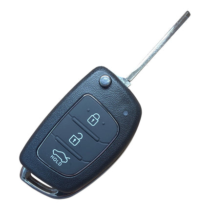 RFC 3 button flip key case shell for Hyundai i10 2013 2014 2015 2016 HYN14R blade