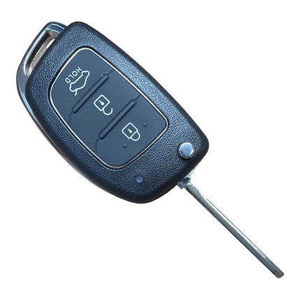 RFC 3 button flip key case shell for Hyundai i10 2013 2014 2015 2016 HYN14R blade