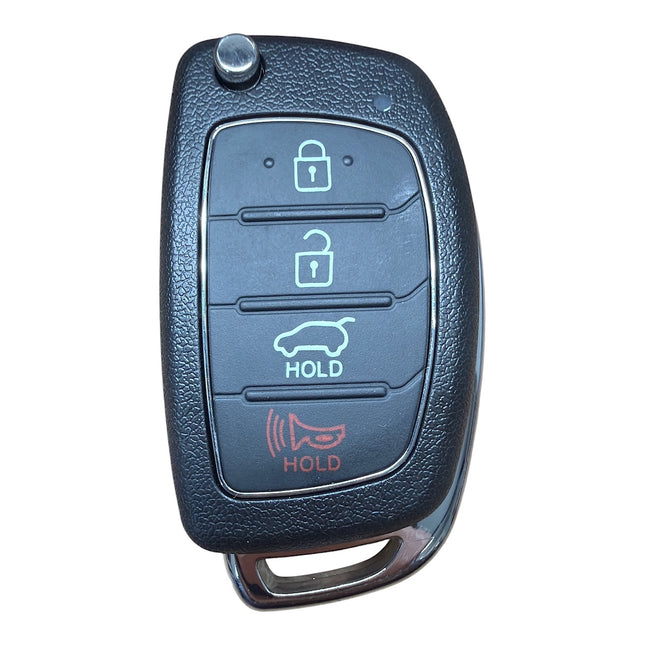 RFC 4 button flip key case for Hyundai i40 remote fob 2013 2014 2015 2016