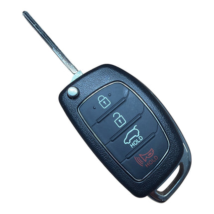 RFC 4 button flip key case for Hyundai i40 remote fob 2013 2014 2015 2016