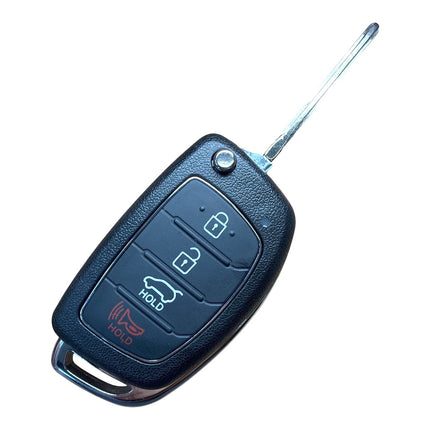 RFC 4 button flip key case for Hyundai i40 remote fob 2013 2014 2015 2016
