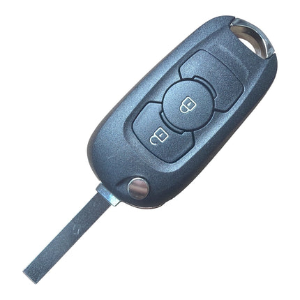 RFC 2 button flip key case for Vauxhall Astra K 2015 2016 2017 2018 2019 2020 2021