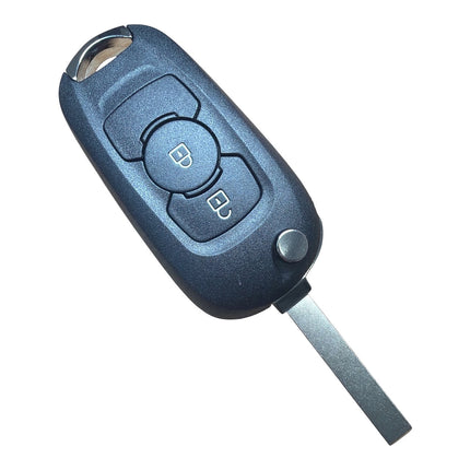 RFC 2 button flip key case for Vauxhall Astra K 2015 2016 2017 2018 2019 2020 2021