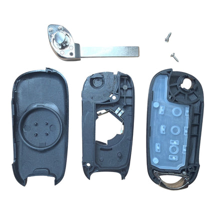 RFC 2 button flip key case for Vauxhall Astra K 2015 2016 2017 2018 2019 2020 2021