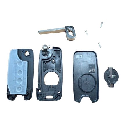 RFC 4 button flip key case for Jeep Renegade remote fob 2014 2015 2016 2017 2018 2019 2020 2021