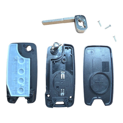 RFC 4 button flip key case for Jeep Renegade remote fob 2014 2015 2016 2017 2018 2019 2020 2021
