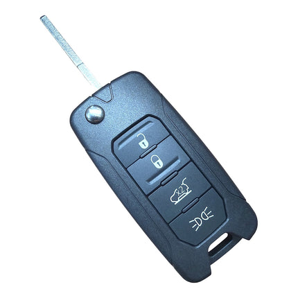 RFC 4 button flip key case for Jeep Renegade remote fob 2014 2015 2016 2017 2018 2019 2020 2021