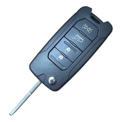 RFC 4 button flip key case for Jeep Renegade remote fob 2014 2015 2016 2017 2018 2019 2020 2021