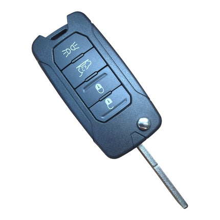 RFC 4 button flip key case for Jeep Renegade remote fob 2014 2015 2016 2017 2018 2019 2020 2021