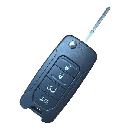 RFC 4 button flip key case for Jeep Renegade remote fob 2014 2015 2016 2017 2018 2019 2020 2021