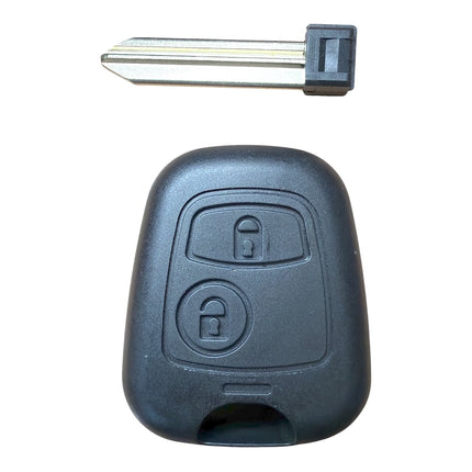 RFC 2 button case for Peugeot Partner remote key 2000 2001 2002 2003 2004 2005 2006 2007 2008