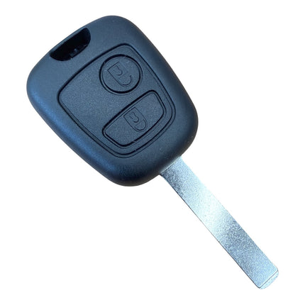 RFC 2 button key case for Peugeot 107 remote fob 2005 2006 2007 2008 2009 2010 2011 2012 2013 2014 VA2 Blade