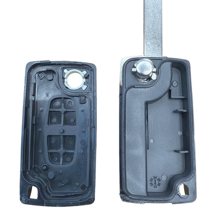 RFC 2 button flip key case for Peugeot Partner Expert remote fob 2008 - 2016