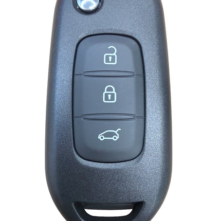 RFC 3 button flip key case shell for Renault Twingo VA2 blade