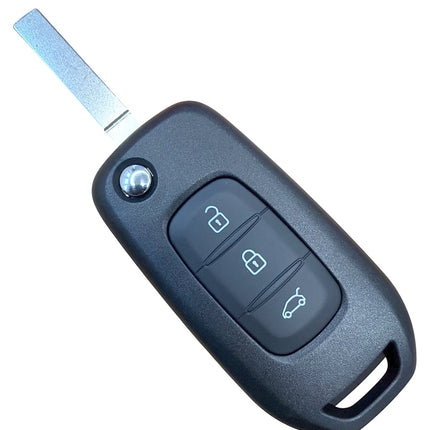 RFC 3 button flip key case shell for Renault Twingo VA2 blade