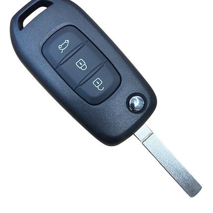 RFC 3 button flip key case shell for Renault Twingo VA2 blade