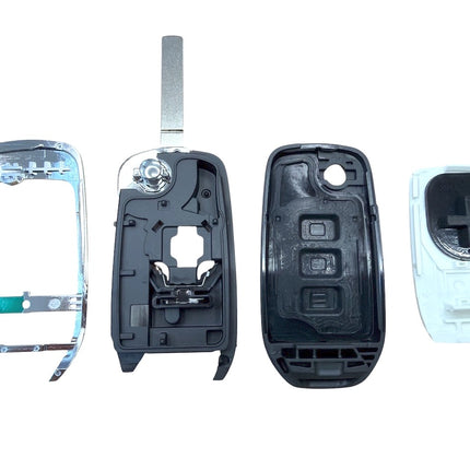 RFC 3 button flip key case shell for Renault Twingo VA2 blade