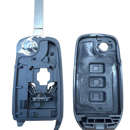 RFC 3 button flip key case shell for Renault Twingo VA2 blade