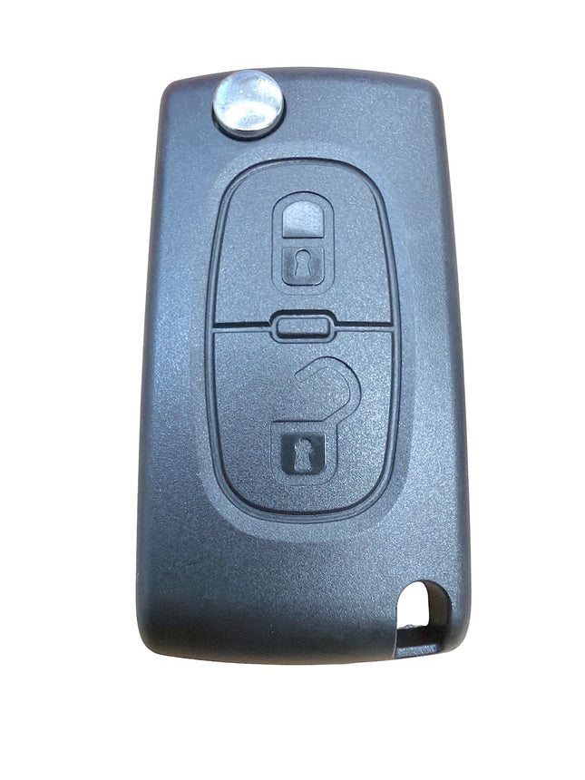 RFC 2 button flip key case for Citroen C2 C3 Berlingo remote fob 2005 - 2010