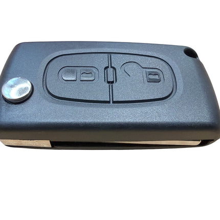 RFC 2 button flip key case for Citroen C2 C3 Berlingo remote fob 2005 - 2010