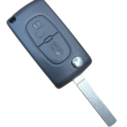 RFC 2 button flip key case for Citroen C2 C3 Berlingo remote fob 2005 - 2010