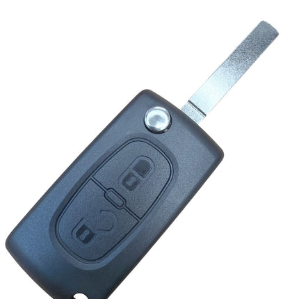 RFC 2 button flip key case for Citroen C2 C3 Berlingo remote fob 2005 - 2010