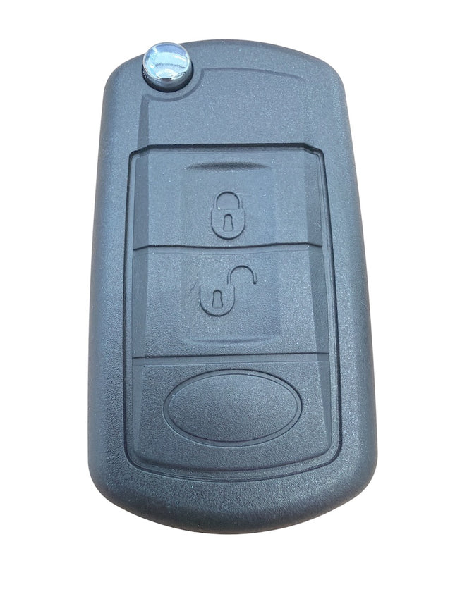 RFC 3 button flip key case for Land Rover Discovery 3 remote fob 2004 2005 2006 2007 2008 2009 HU101 blade