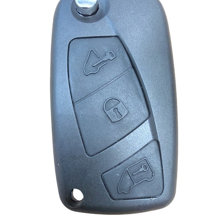 RFC 3 button flip key case for Peugeot Boxer remote key fob 2006 2007 2008 2009
