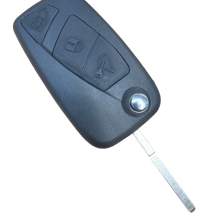 RFC 3 button flip key case for Peugeot Boxer remote key fob 2006 2007 2008 2009