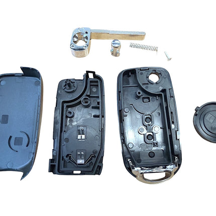 RFC 3 button flip key case shell for Fiat 500x Tipo remote fob (2014 - 2025)