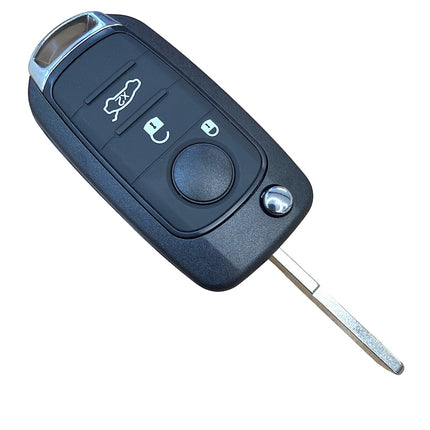 RFC 3 button flip key case shell for Fiat 500x Tipo remote fob (2014 - 2025)