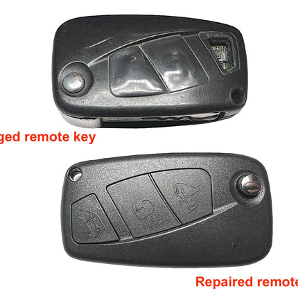 Repair service for Citroen Relay 3 button remote flip key 2006 2007 2008 2009
