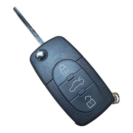 RFC 3 button flip key case for Audi TT MK1 remote fob 1998 1999 2000 2001 2002