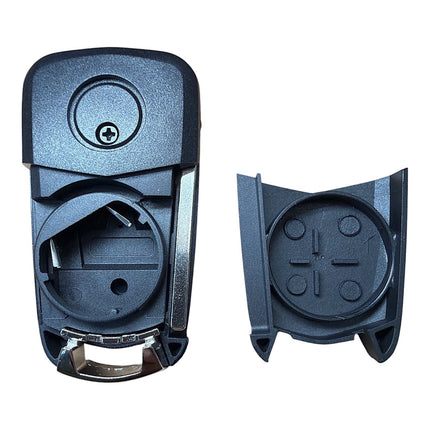 RFC 2 button flip key case for Vauxhall Corsa D remote fob 2007 2008 2009 2010 2011 2012 2013 2014 HU100 blank blade