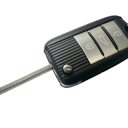 RFC 3 button flip key case shell for MG 5 remote HU100 blade