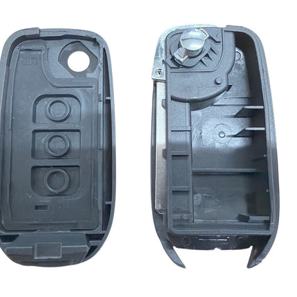 RFC 3 button flip key case shell for Renault Trafic 2021 2022 2023 2024 2025 VA2 blade