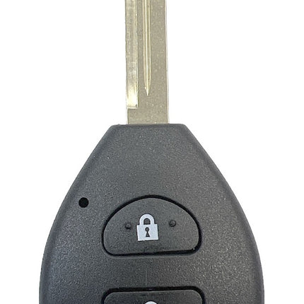 RFC 2 button key case for Toyota Verso remote fob 2010 2011 2012 TOY47 profile