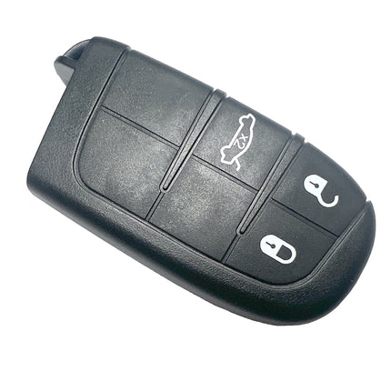 RFC 3 button key case shell for Fiat 500x Chrysler smart keyless remote fob 2014 2015 2016 2017 2018 2019 2020 2021 2022