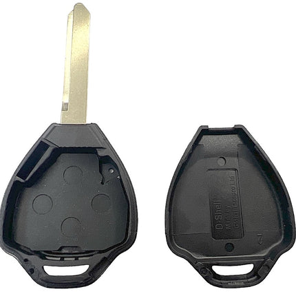 RFC 2 button key case for Toyota Verso remote fob 2010 2011 2012 TOY47 profile