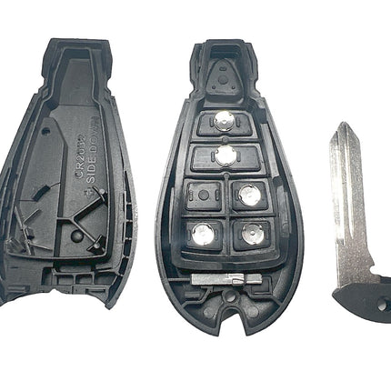 RFC 5 button Chrysler Grand Voyager fob case for remote key 2008 2009 2010 2011 2012 2013 2014 2015 2016 2017 2018 FOBIK