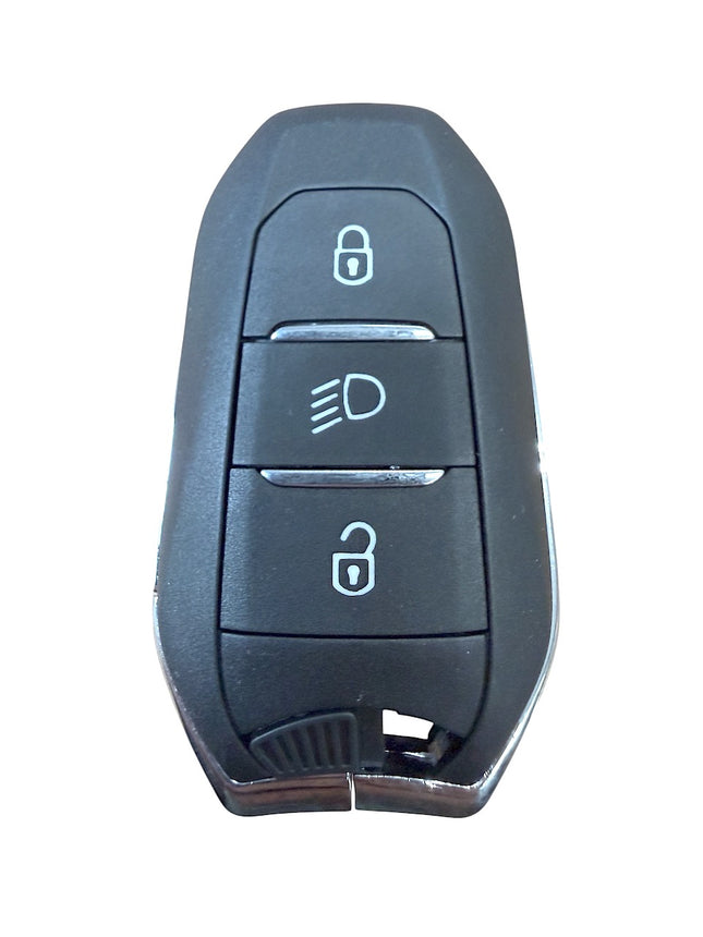 RFC 3 button case for Peugeot 308 remote fob Keyless VA2 blade shell housing 2013 2014 2015 2016