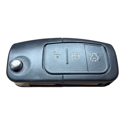 RFC 3 button flip key case shell for Ford Focus MK2 HU100 blade 2004 2005 2006 2007 2008 2009 2010