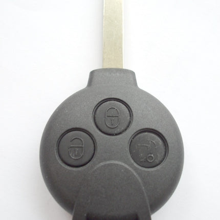 RFC 3 button key case for Smart Car ForTwo remote key fob 2007 2008 2009 2010 2011 2012 2013 2014 2015