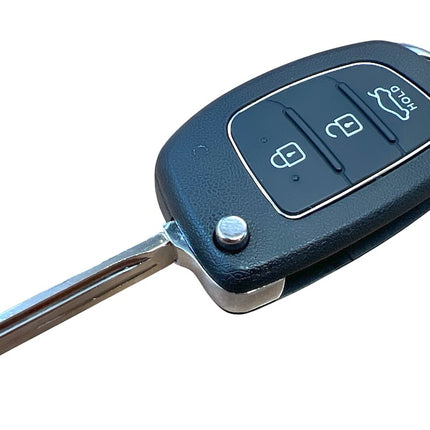 RFC 3 button flip key case shell for Hyundai i10 2013 2014 2015 2016 HYN14R blade